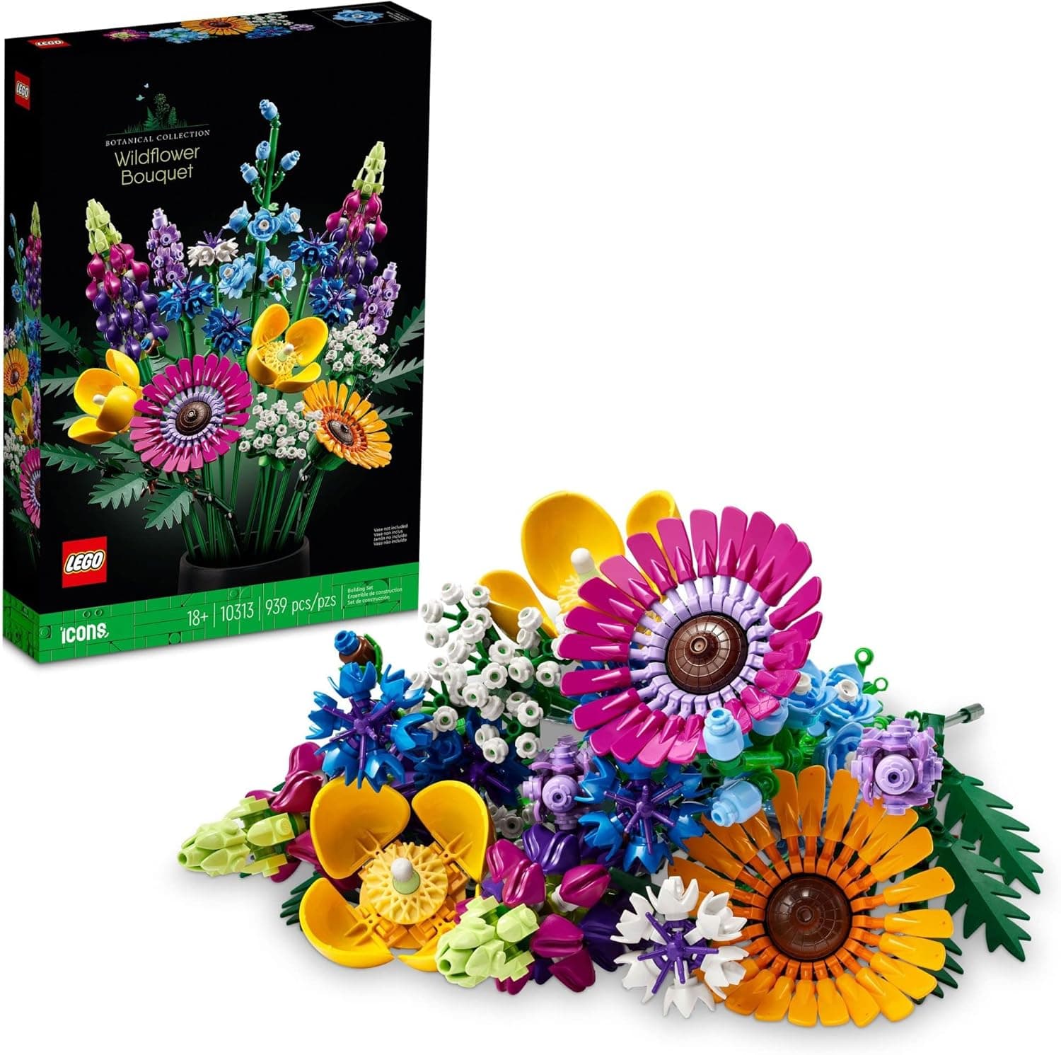 LEGO Wildflower Bouquet 939-Piece Set by lego