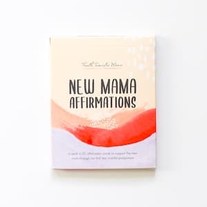 New Mama Affirmations: A Deck of 20 Affirmation Cards For New Moms by etsy