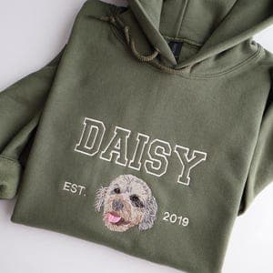 Custom Pet Shirt – Custom Embroidered Dog or Cat Gift for Christmas by etsy