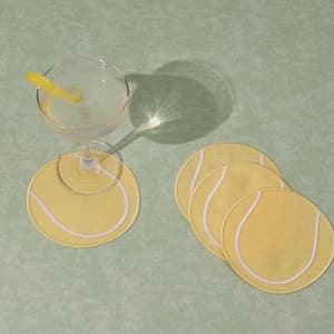 Tennis Ball Cocktail Napkins by etsy