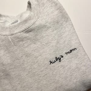 Embroidered Name Sweatshirt by etsy