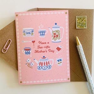 Have a Tea-riffic Mother's Day Card by etsy