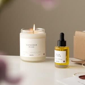 REPLENISH Botanical Gift Set | ORGANIC Candles and Hair Oil for Wellness by etsy