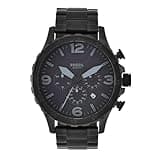 Fossil Nate Quartz Stainless Steel Chronograph Watch by Amazon