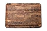 Ironwood Gourmet Charleston End Grain Board with Channel, Acacia Wood by Amazon