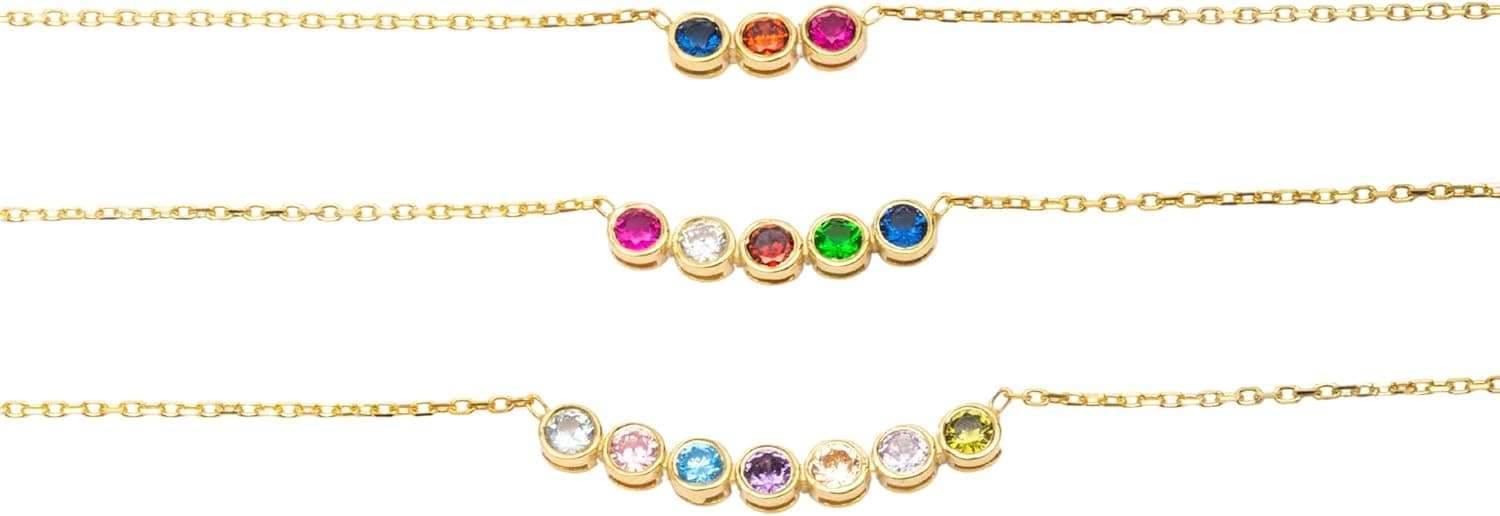 Birthstone Chain Necklace by Amazon
