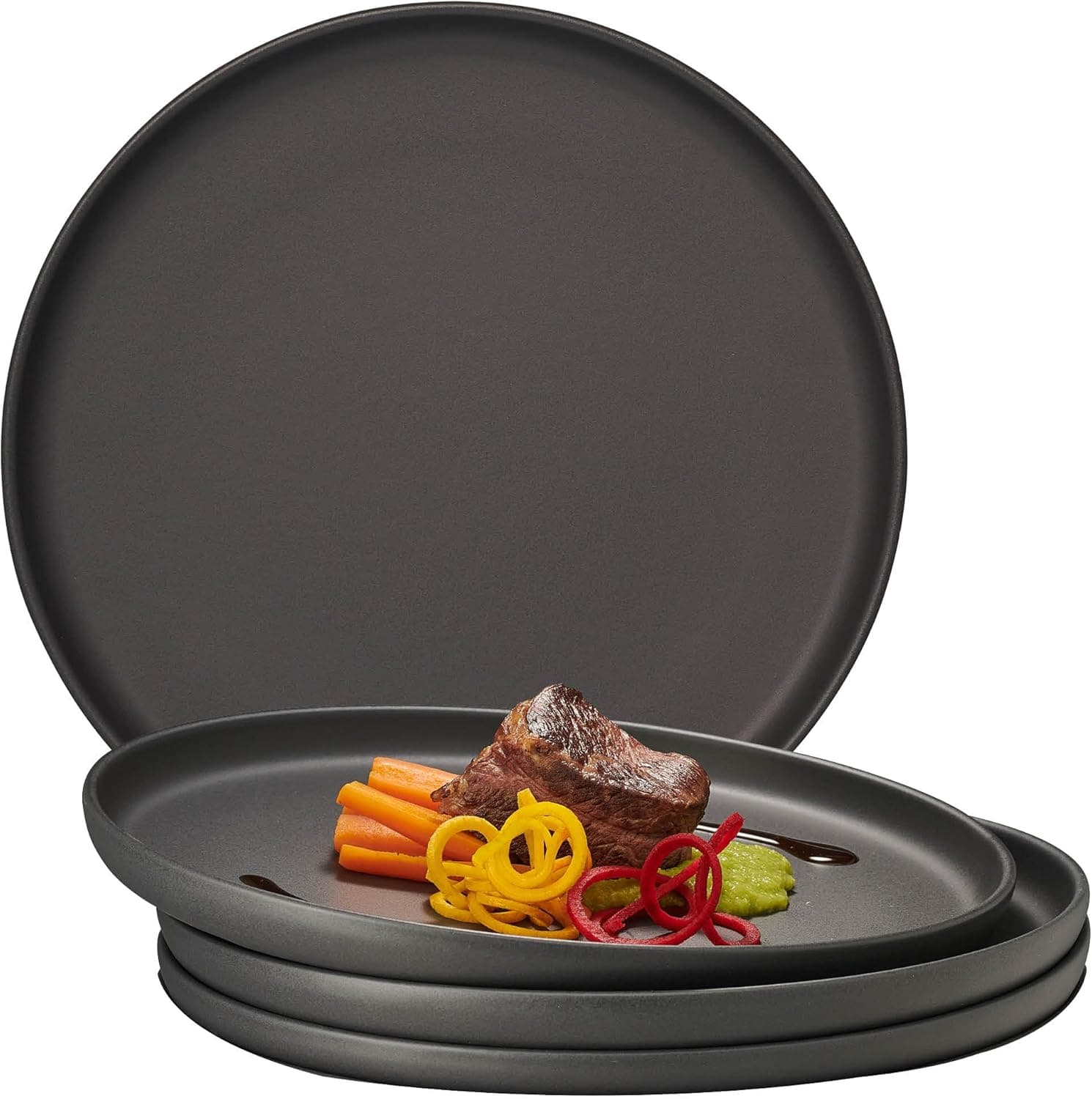 Aster Portuguese Dinner Plates, Set of 4 by Amazon