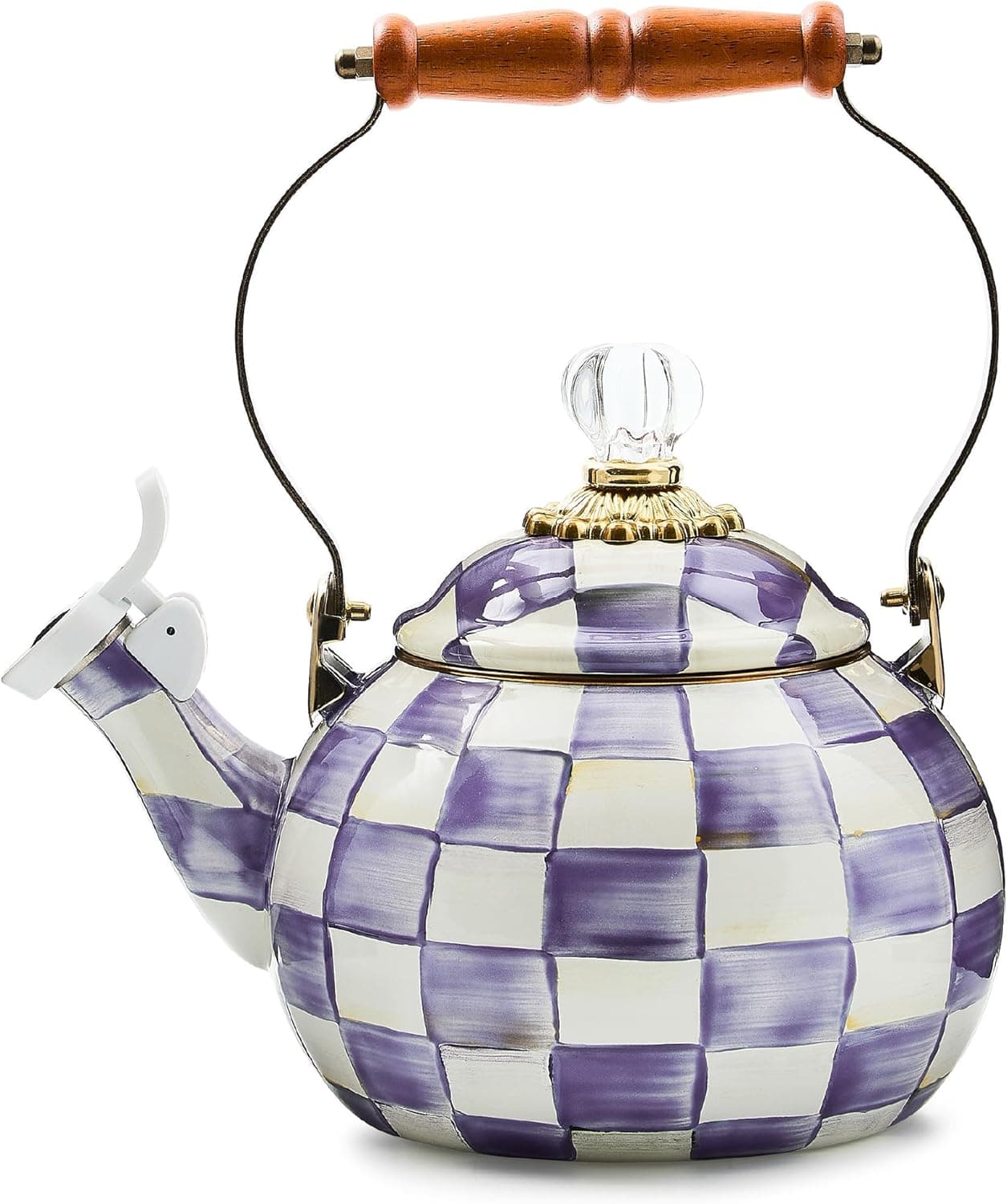 Violet Check 2 Quart Tea Kettle by Amazon